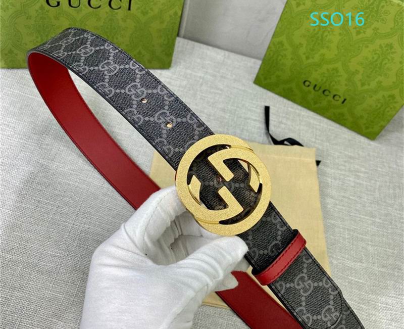 Gucci belt 40mmX95-125cm XH (115)