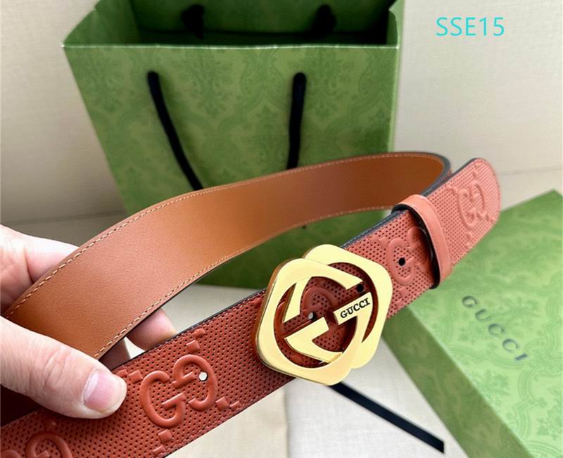 Gucci belt 40mmX95-125cm XH (117)