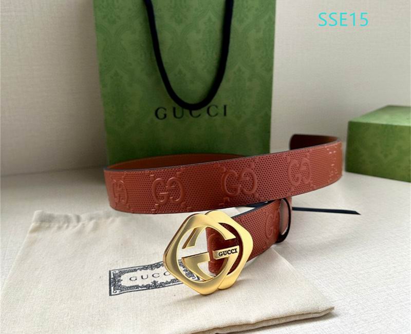 Gucci belt 40mmX95-125cm XH (118)