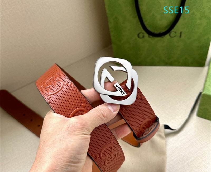 Gucci belt 40mmX95-125cm XH (122)