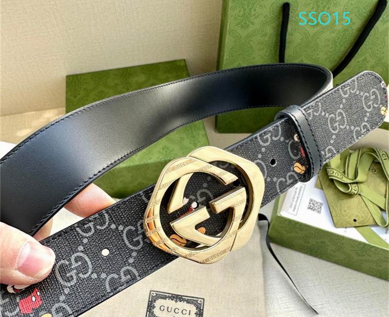 Gucci belt 40mmX95-125cm XH (129)