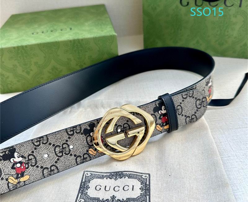 Gucci belt 40mmX95-125cm XH (138)