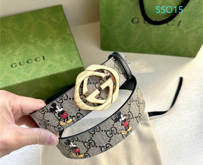 Gucci belt 40mmX95-125cm XH (139)
