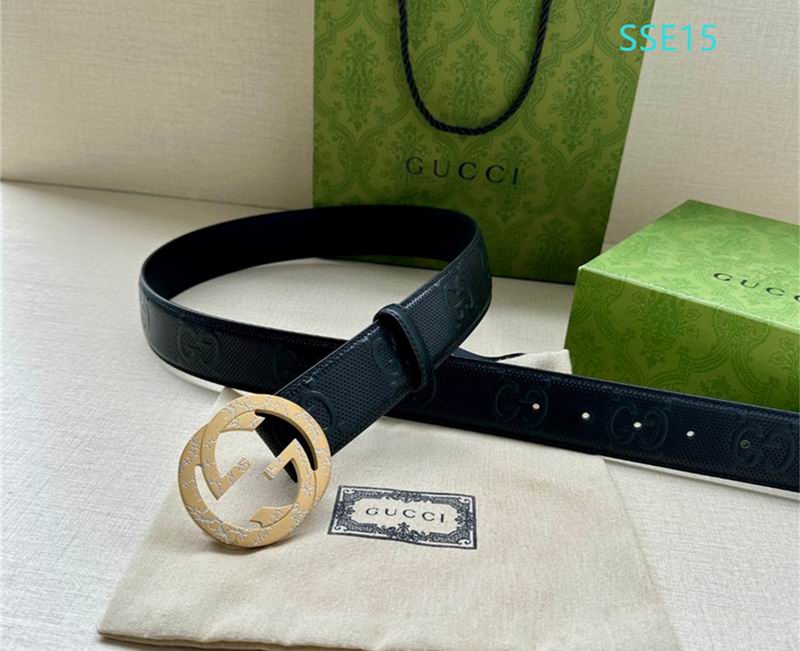 Gucci belt 40mmX95-125cm XH (50)