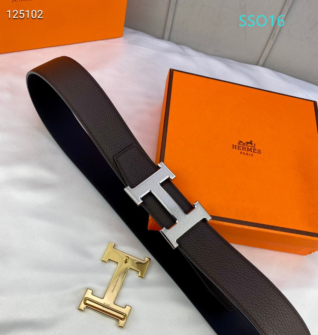 Hermes belt 34mmX95-125cm XH (26)