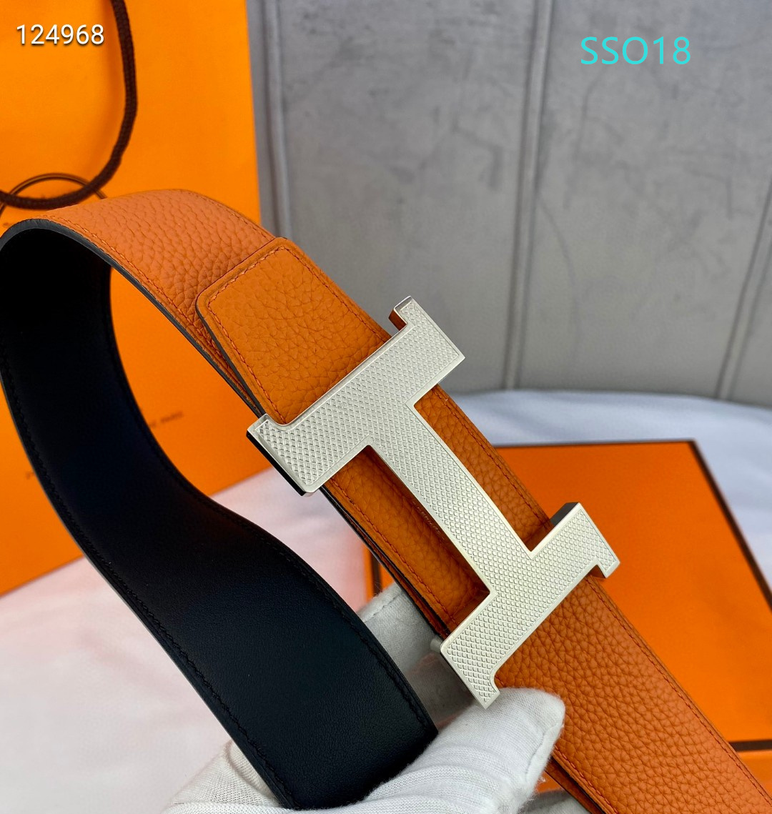 Hermes belt 38mmX95-125cm XH (38)