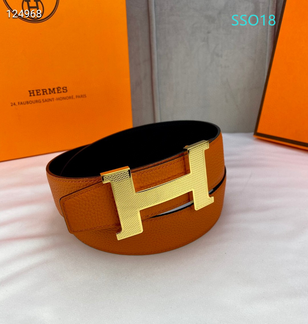 Hermes belt 38mmX95-125cm XH (43)