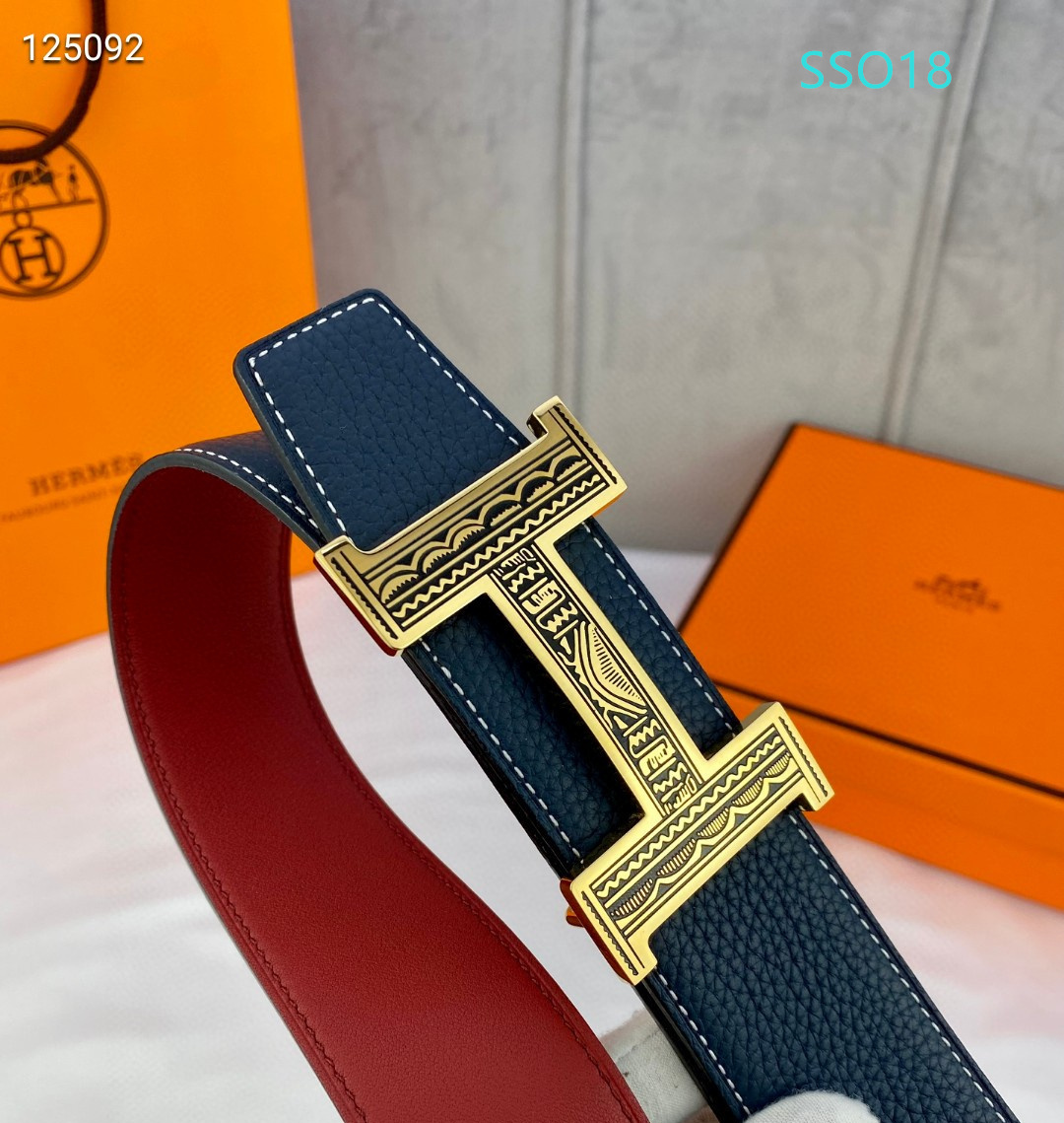 Hermes belt 38mmX95-125cm XH (64)