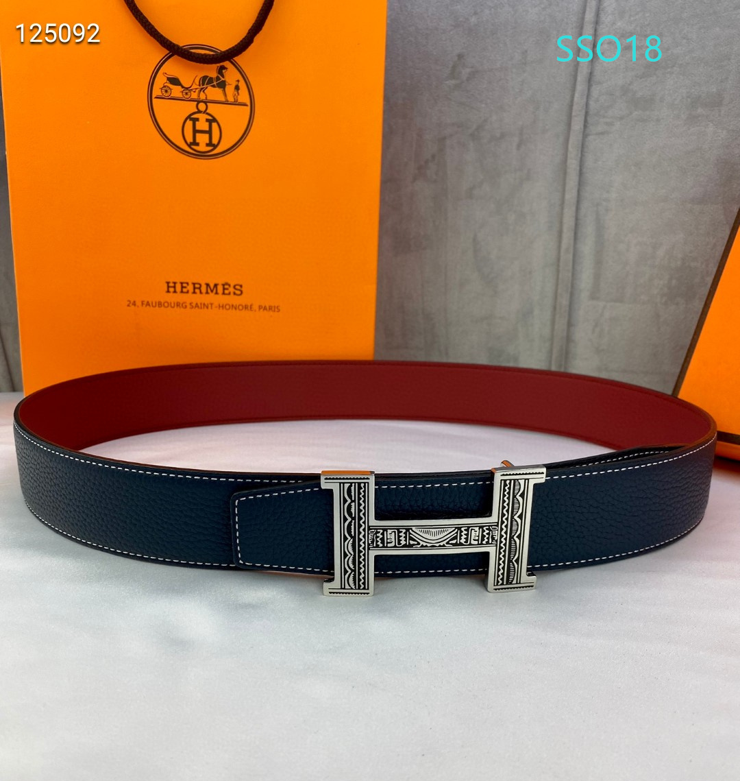 Hermes belt 38mmX95-125cm XH (71)