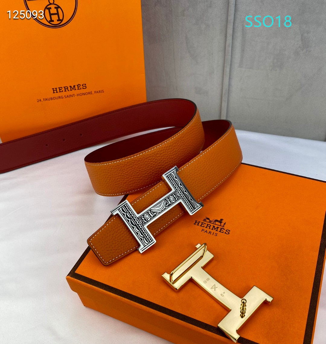 Hermes belt 38mmX95-125cm XH (75)