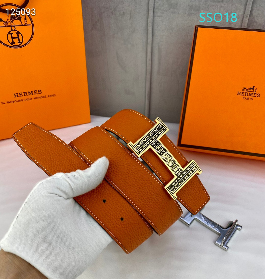 Hermes belt 38mmX95-125cm XH (78)