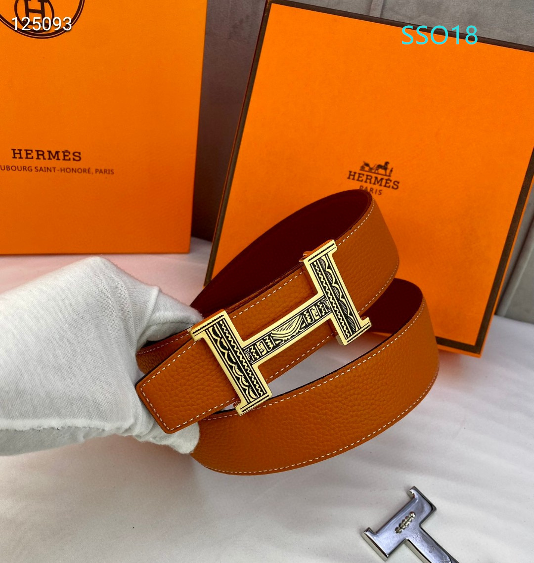 Hermes belt 38mmX95-125cm XH (79)