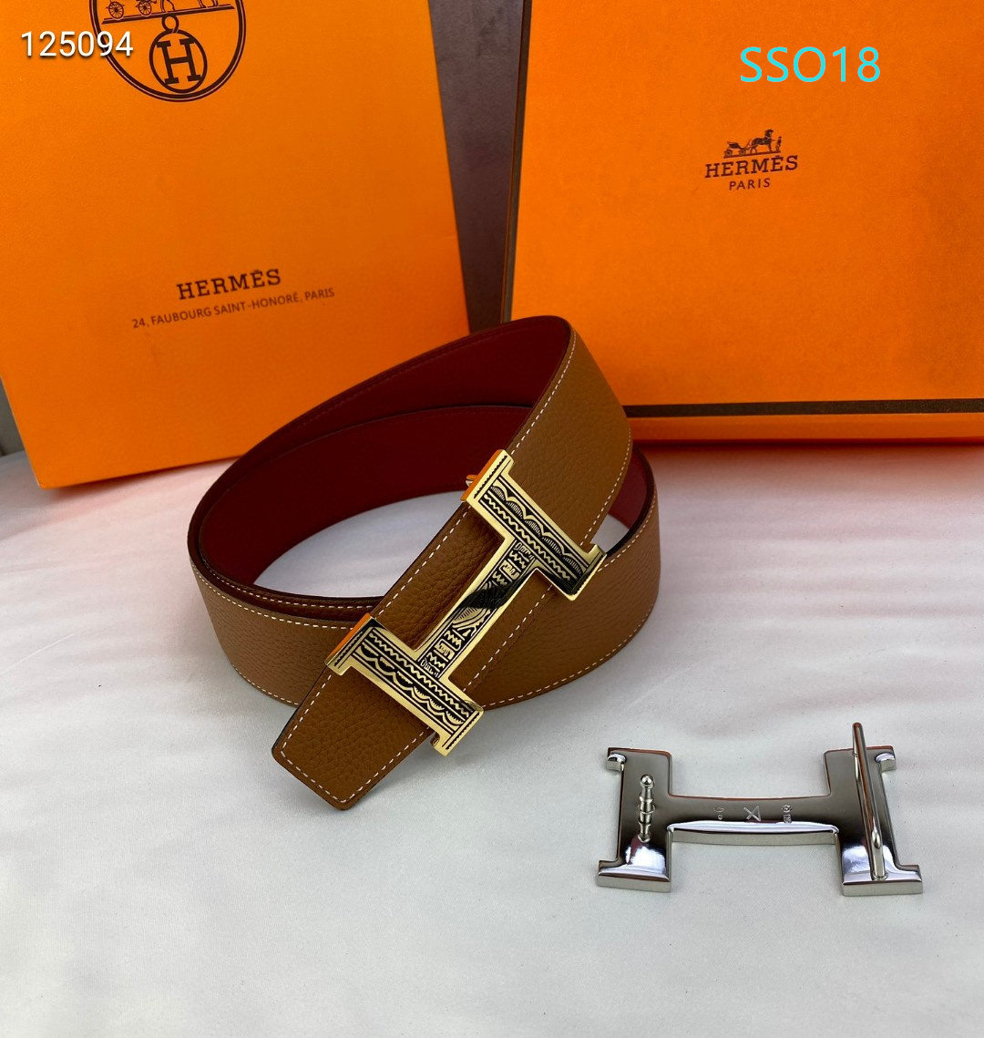Hermes belt 38mmX95-125cm XH (83)