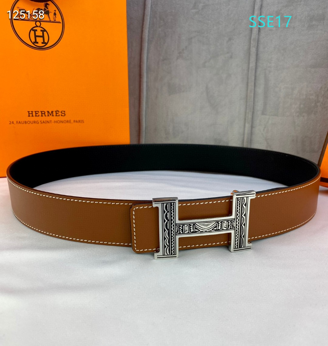 Hermes belt 38mmX95-125mm XH (18)