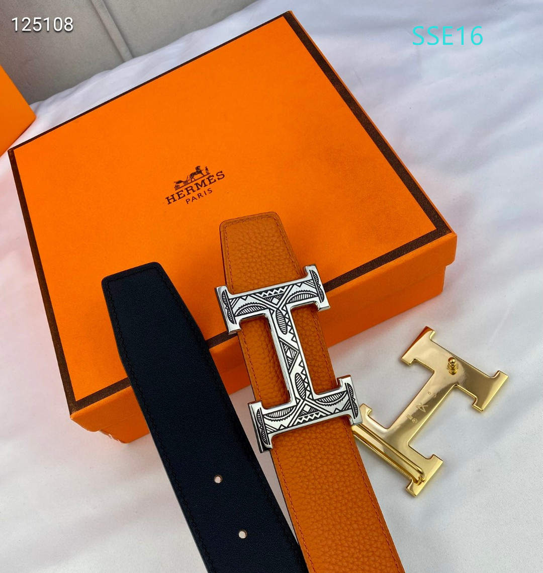 Hermes belt 38mmX95-12cm XH (108)
