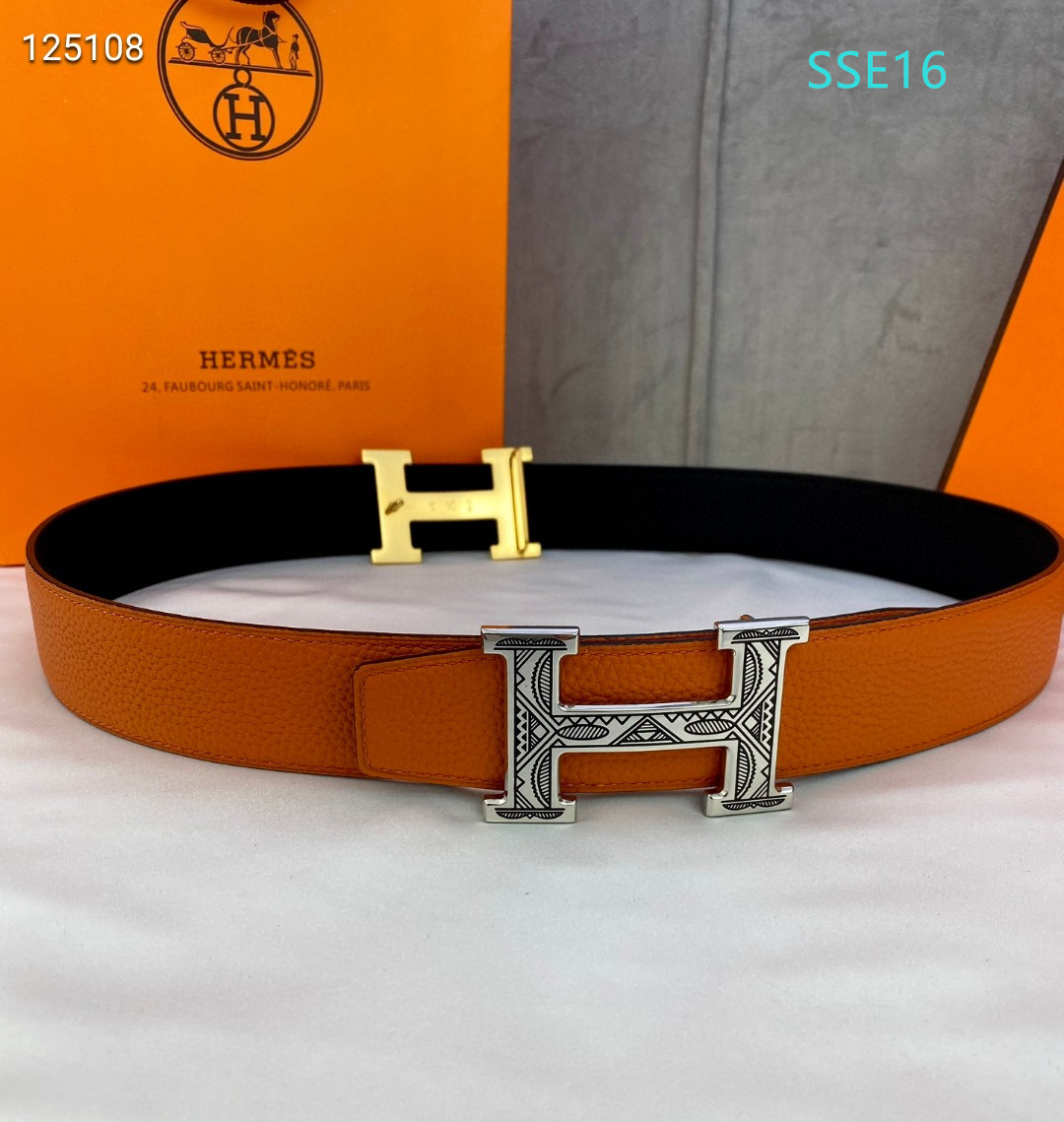 Hermes belt 38mmX95-12cm XH (109)