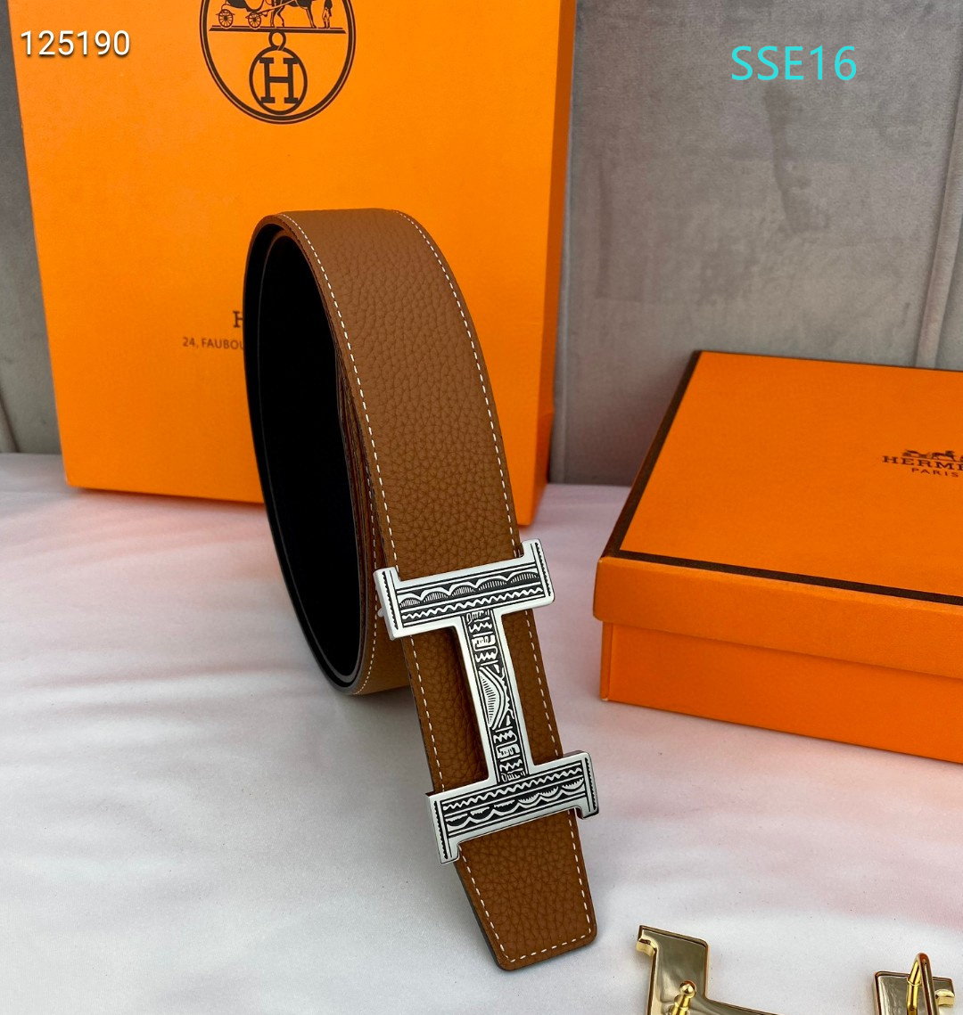 Hermes belt 38mmX95-12cm XH (122)