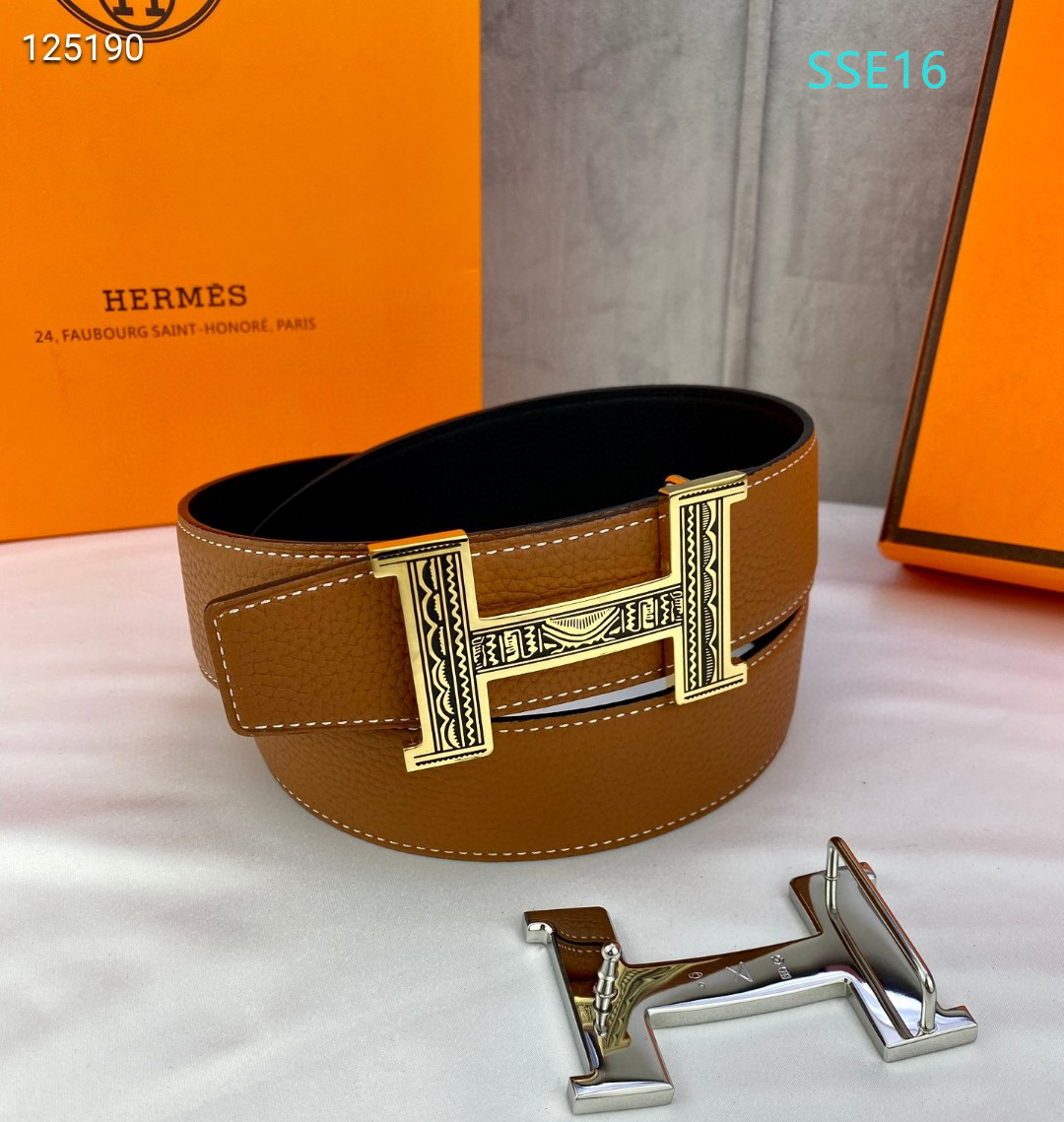 Hermes belt 38mmX95-12cm XH (124)