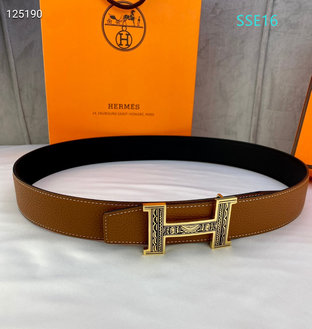 Hermes belt 38mmX95-12cm XH (127)