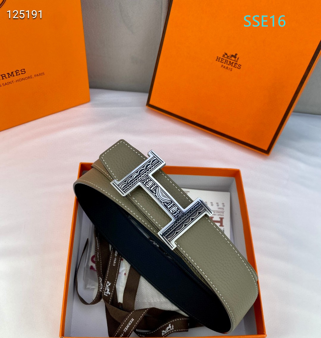 Hermes belt 38mmX95-12cm XH (134)