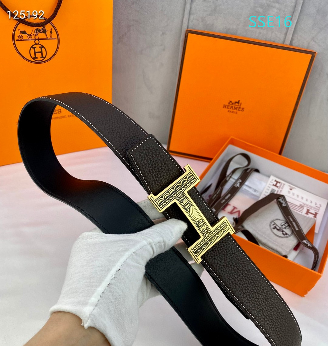 Hermes belt 38mmX95-12cm XH (143)