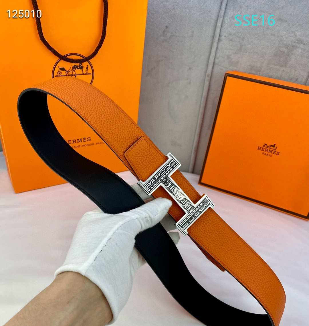 Hermes belt 38mmX95-12cm XH (35)