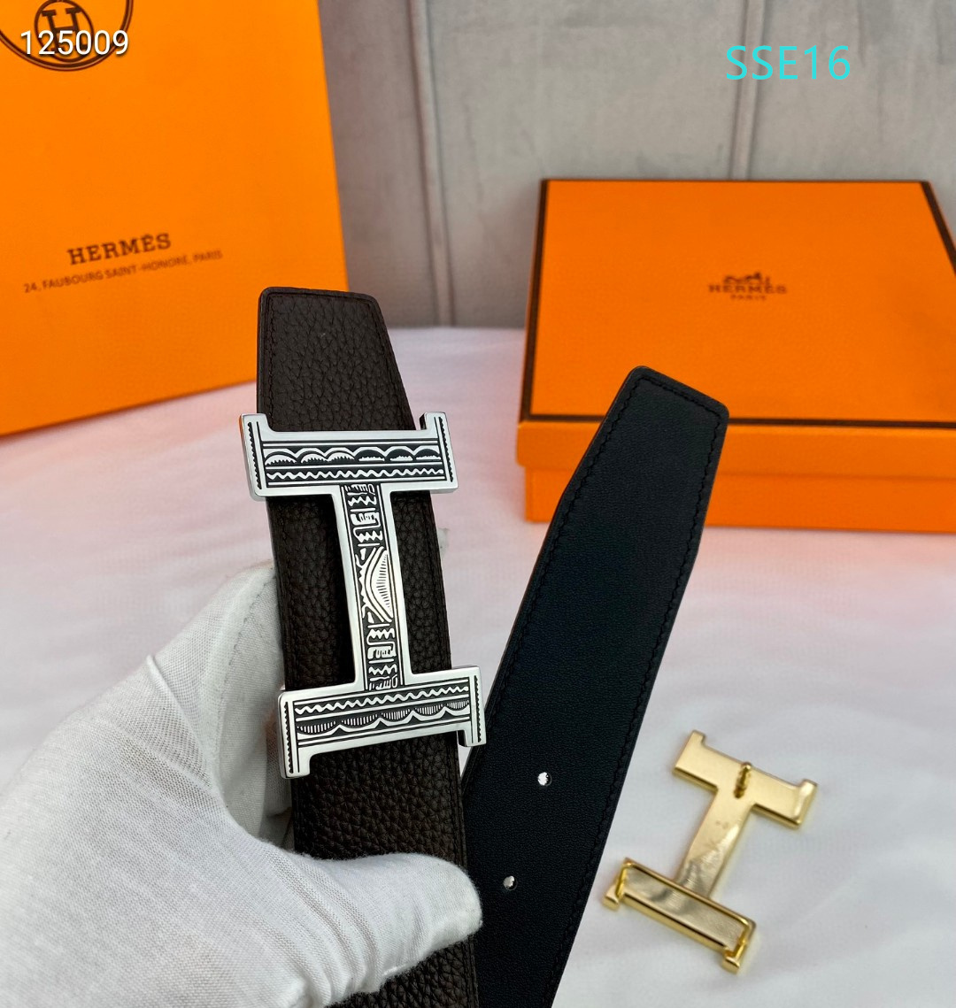 Hermes belt 38mmX95-12cm XH (43)