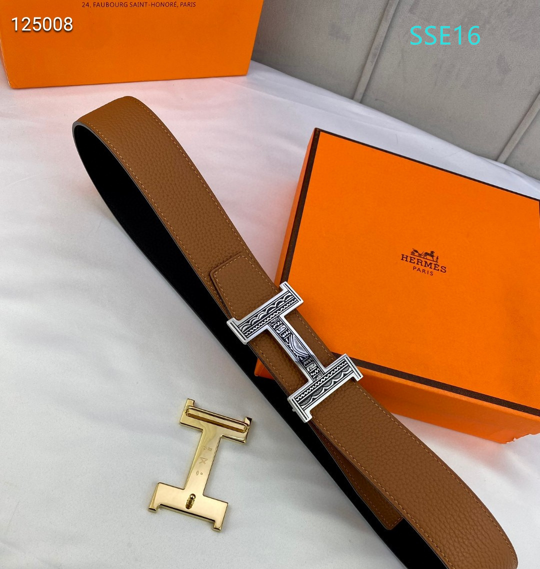 Hermes belt 38mmX95-12cm XH (46)
