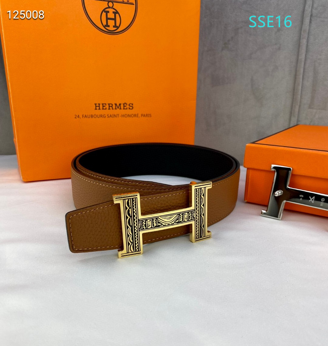 Hermes belt 38mmX95-12cm XH (51)