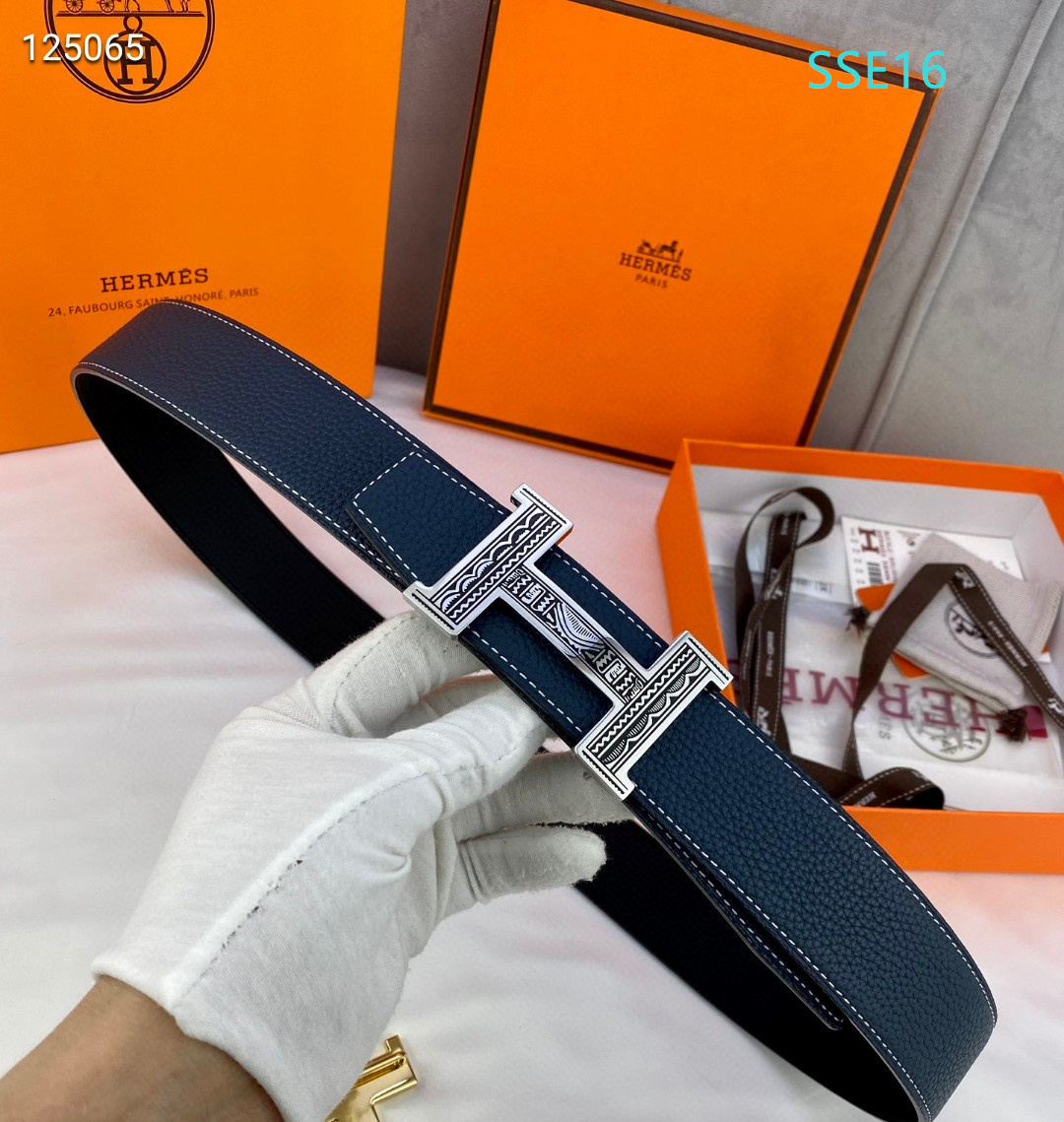 Hermes belt 38mmX95-12cm XH (55)
