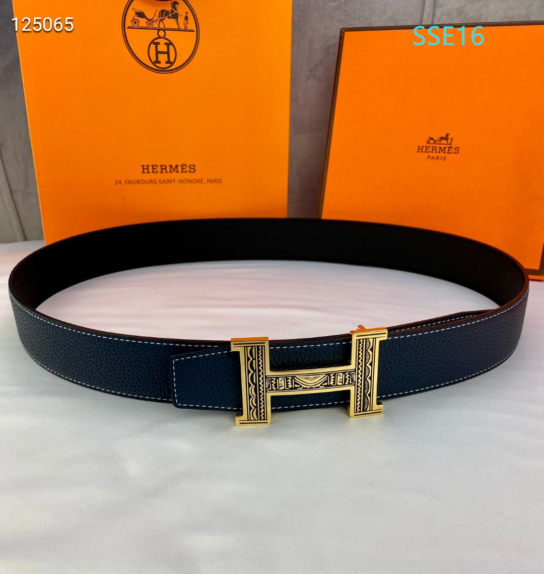 Hermes belt 38mmX95-12cm XH (63)