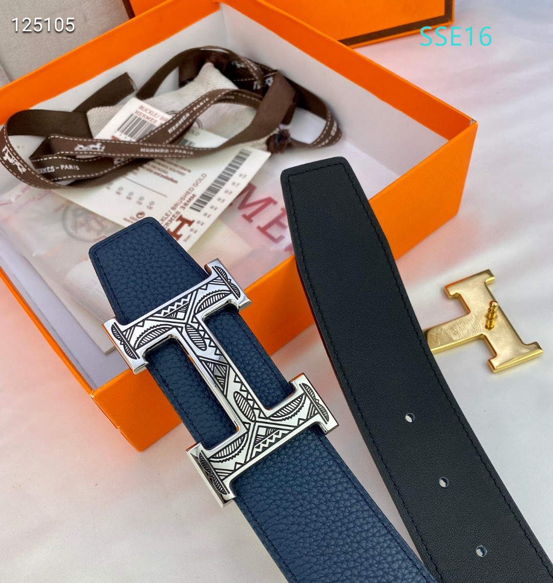 Hermes belt 38mmX95-12cm XH (78)