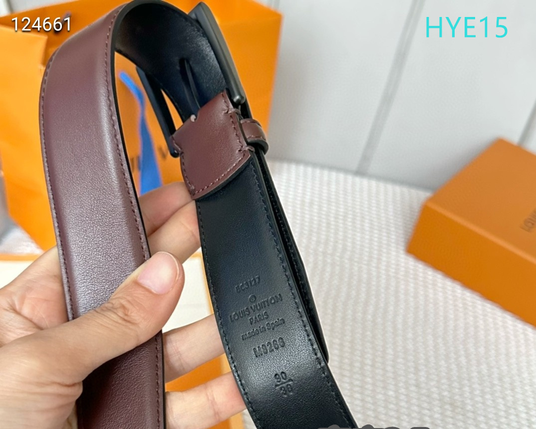 LV belt 34mmX95-125cm XH (100)