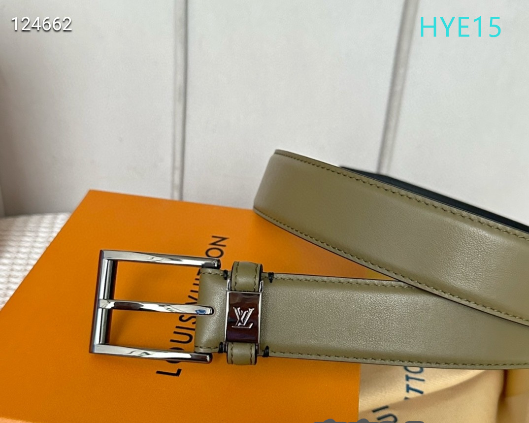 LV belt 34mmX95-125cm XH (105)