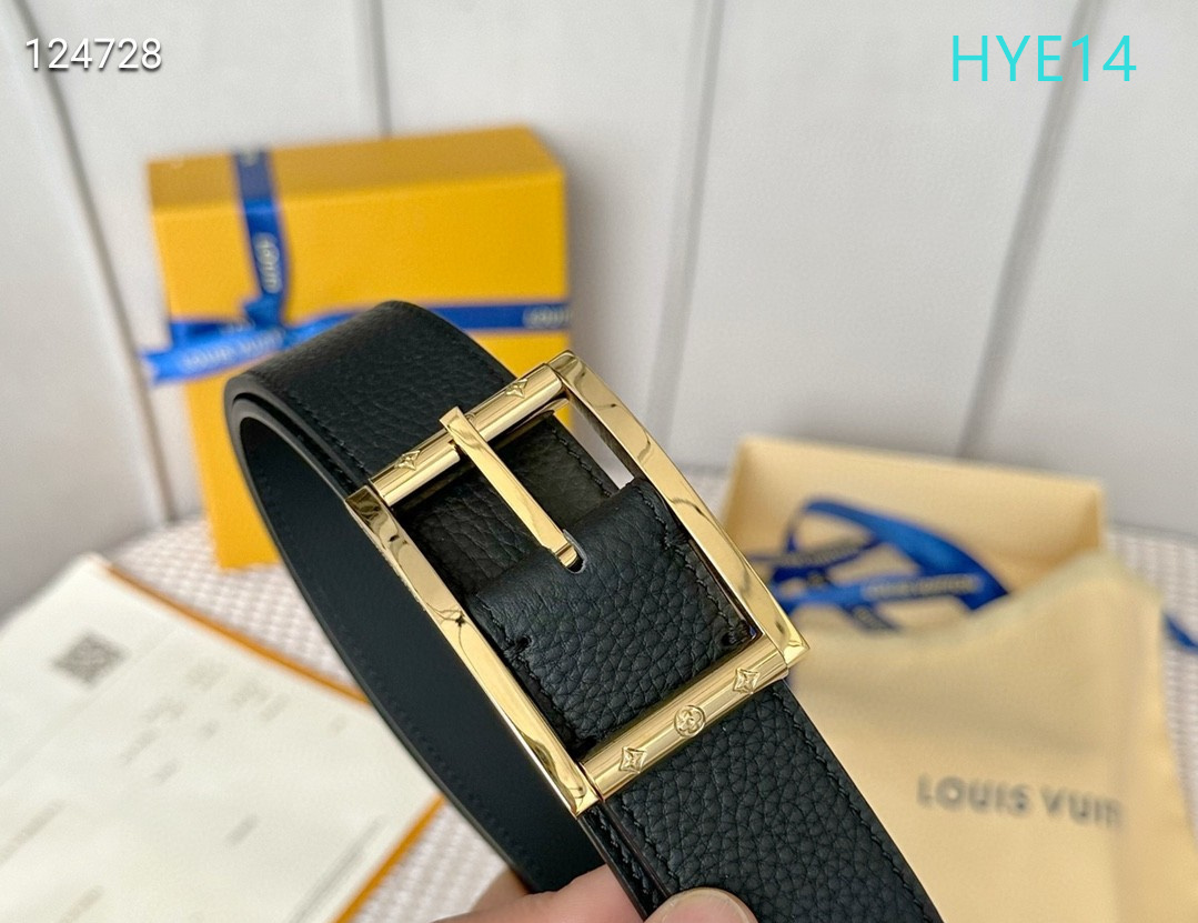 LV belt 34mmX95-125cm XH (111)