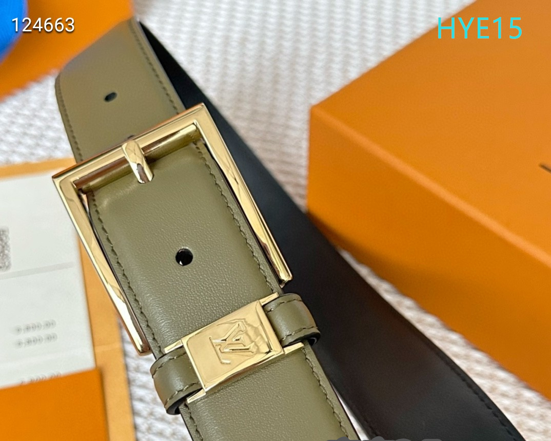 LV belt 34mmX95-125cm XH (111)