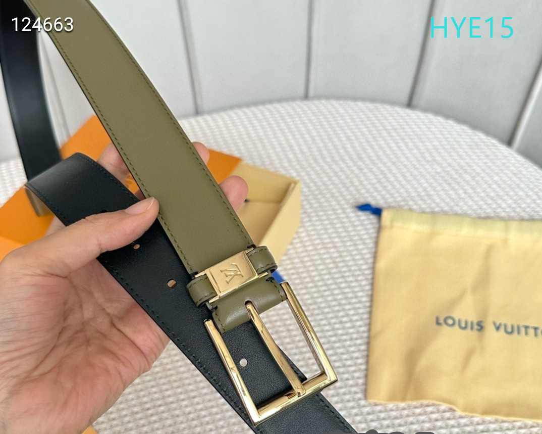 LV belt 34mmX95-125cm XH (113)