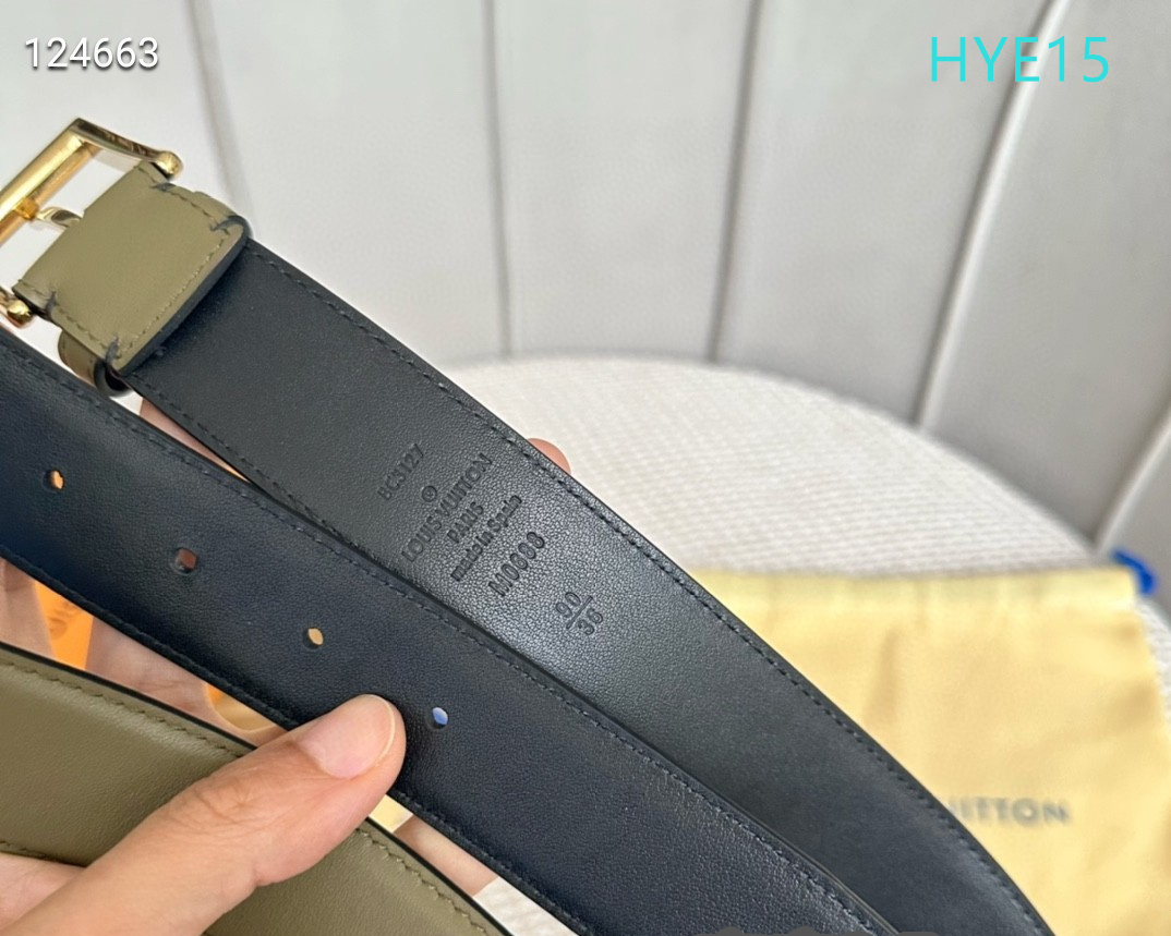LV belt 34mmX95-125cm XH (114)