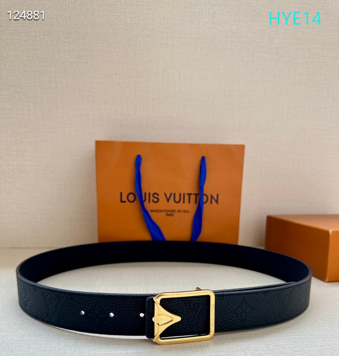 LV belt 34mmX95-125cm XH (118)