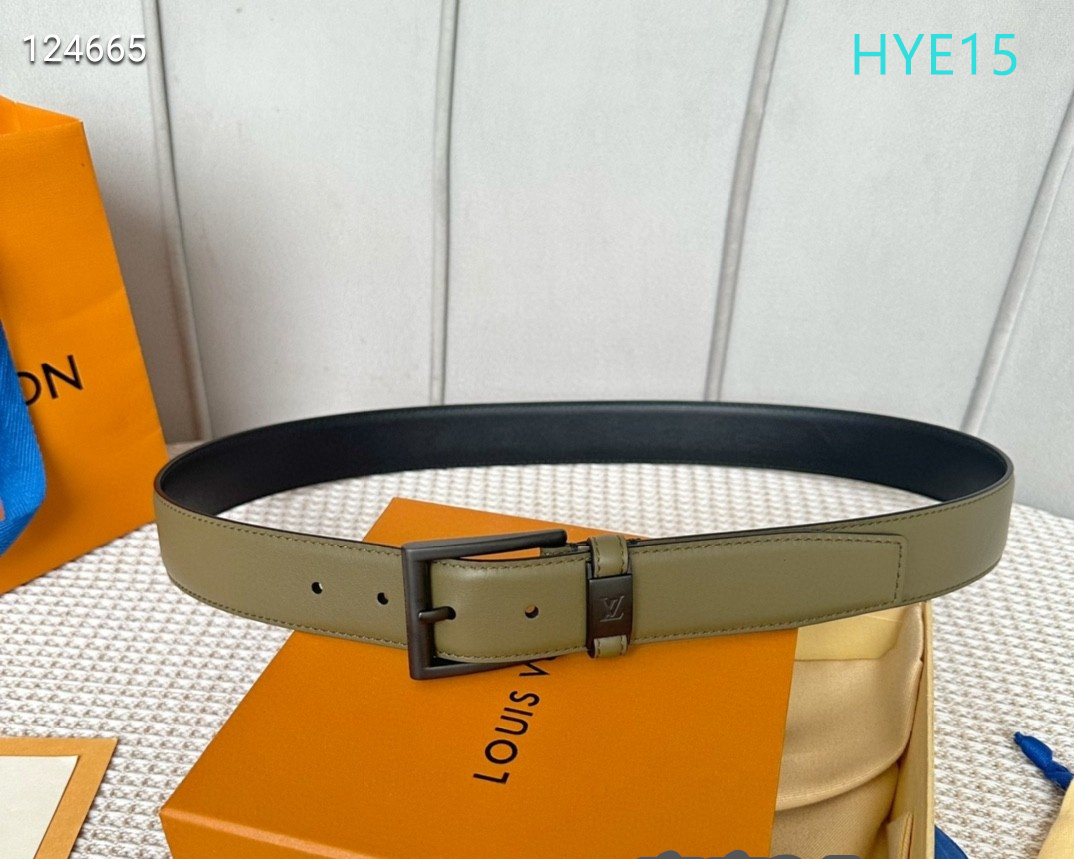 LV belt 34mmX95-125cm XH (123)
