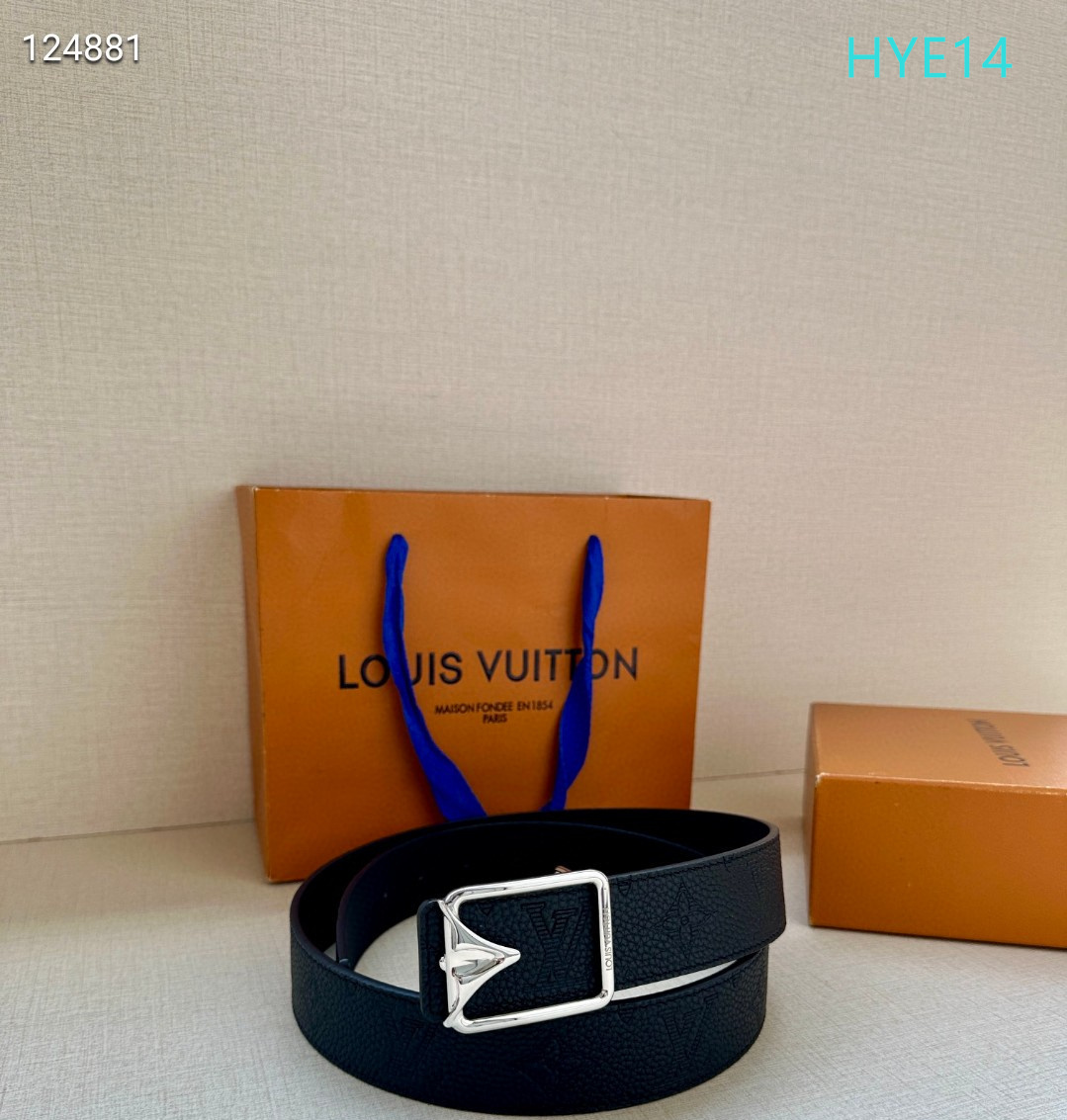 LV belt 34mmX95-125cm XH (126)