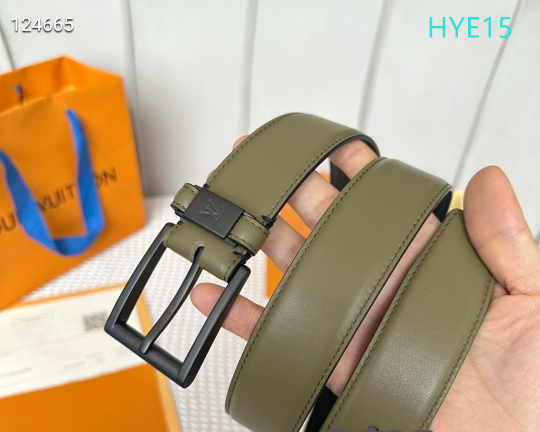 LV belt 34mmX95-125cm XH (126)