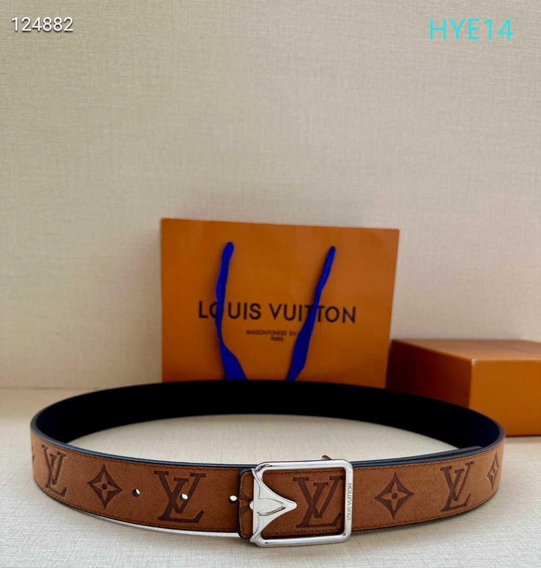 LV belt 34mmX95-125cm XH (127)