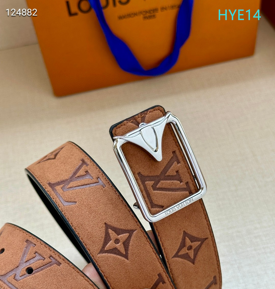 LV belt 34mmX95-125cm XH (129)