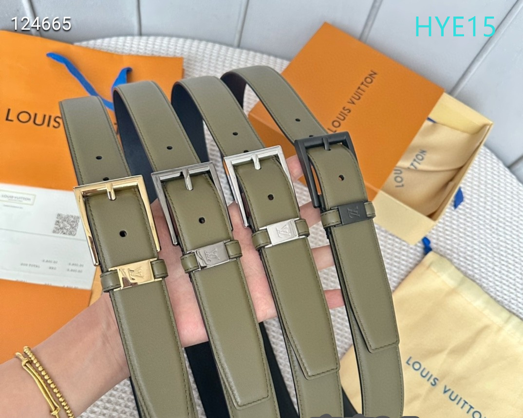 LV belt 34mmX95-125cm XH (129)
