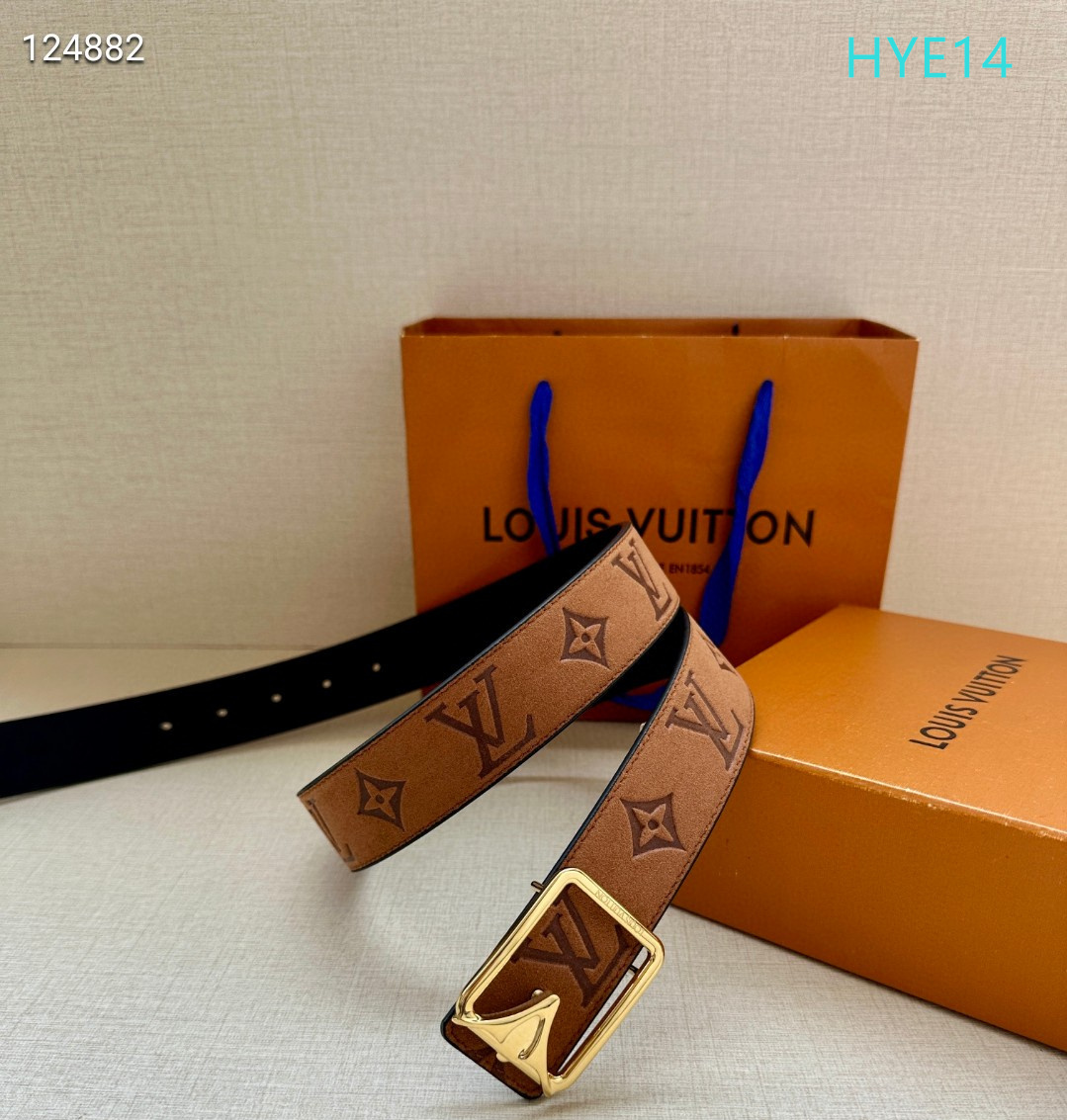 LV belt 34mmX95-125cm XH (130)