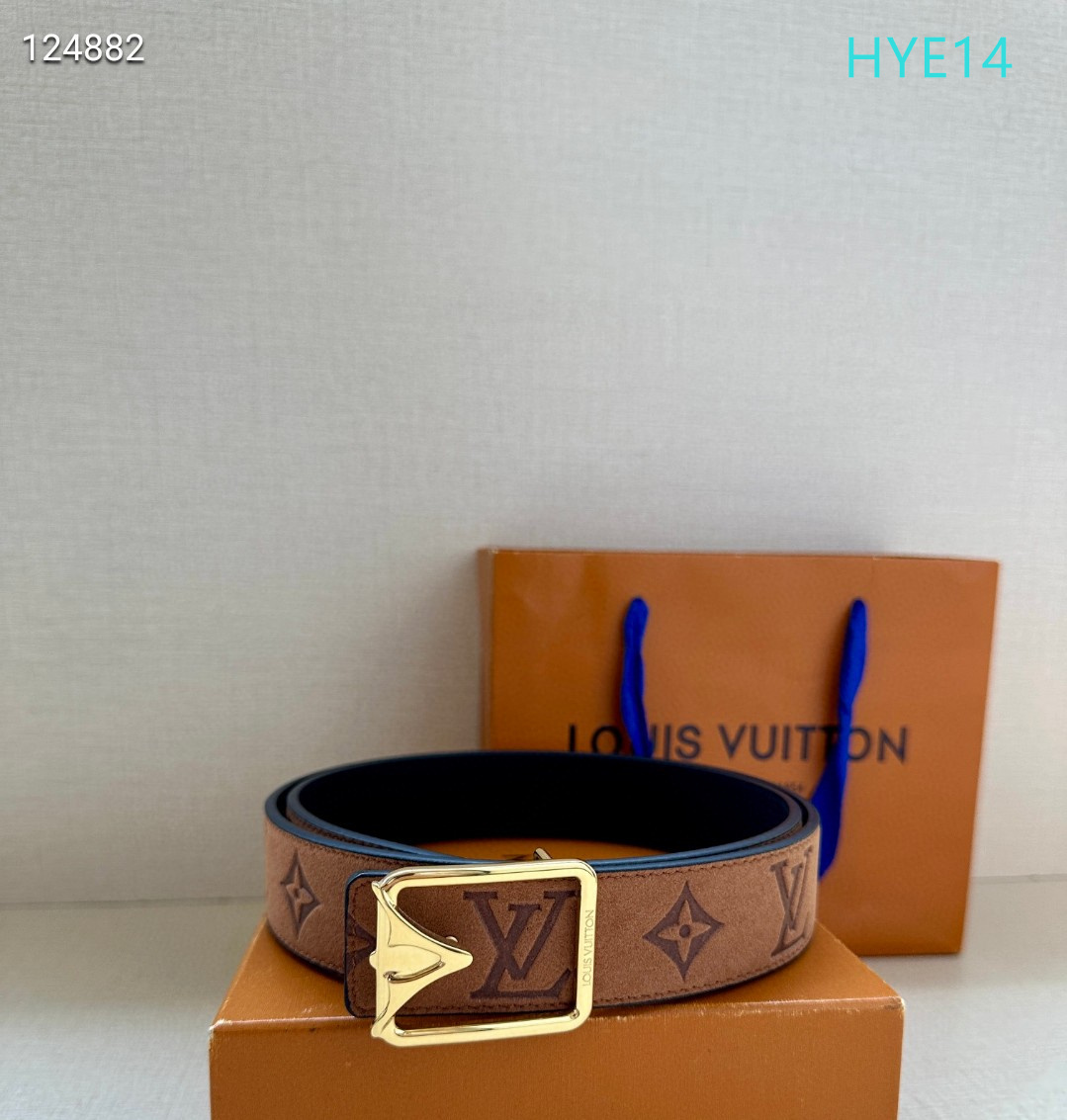 LV belt 34mmX95-125cm XH (131)
