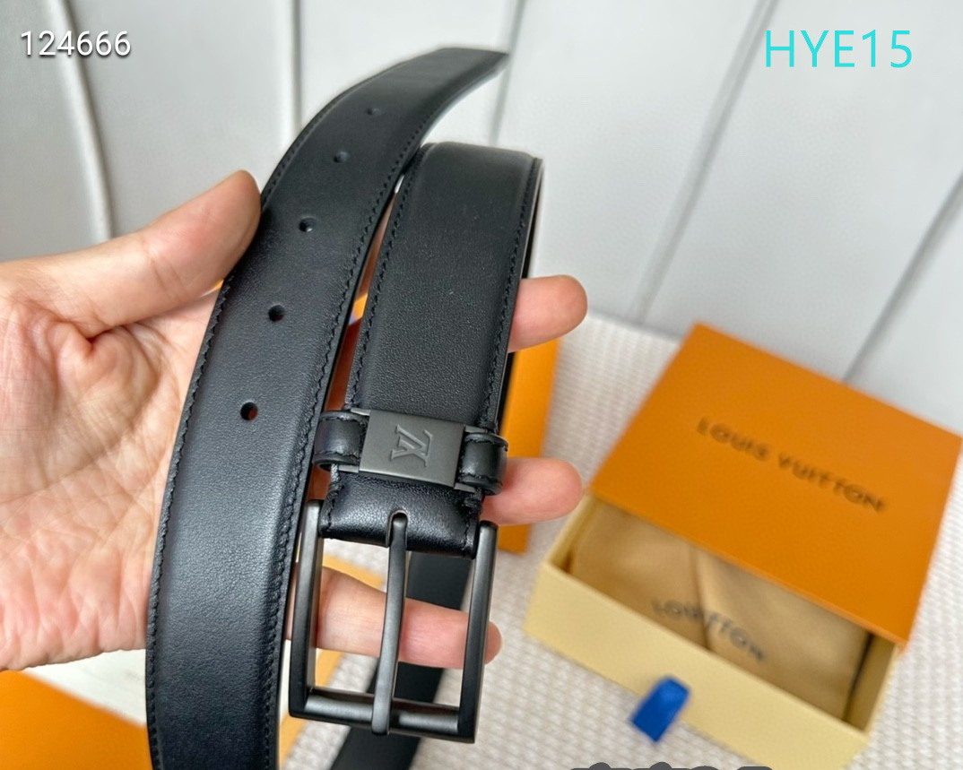 LV belt 34mmX95-125cm XH (132)