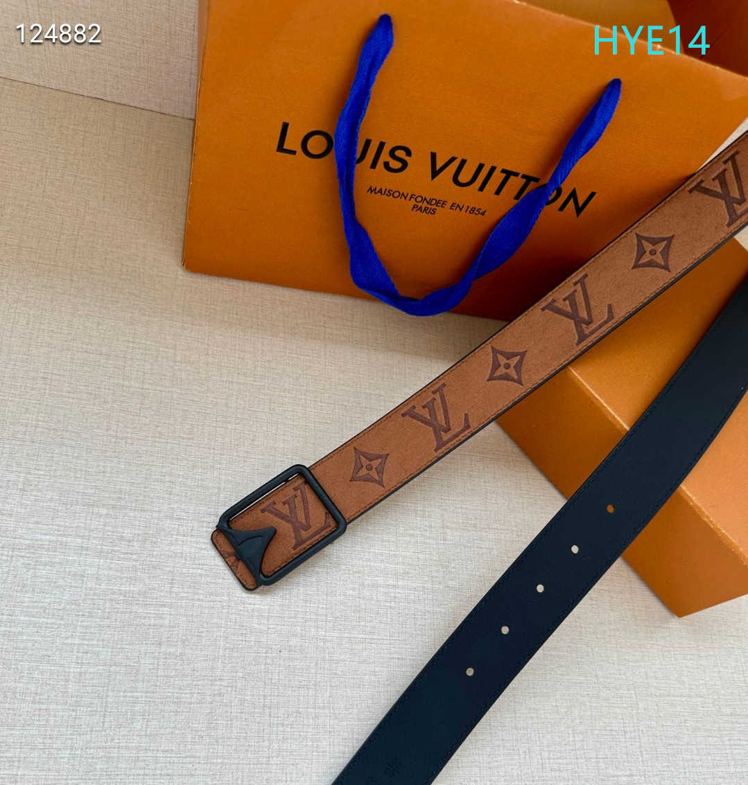 LV belt 34mmX95-125cm XH (133)