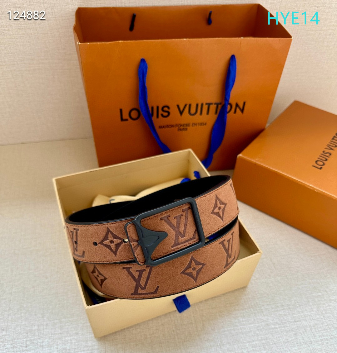 LV belt 34mmX95-125cm XH (134)
